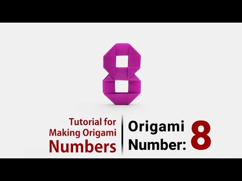 How to Make Origami Numbers 0 9 Simple Step by Step Tutorial