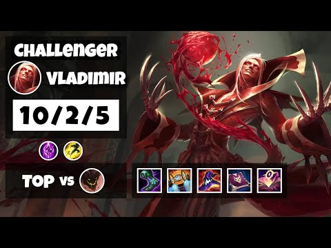 Vladimir vs Malphite OCE Challenger TOP (10/2/5) - v11.14