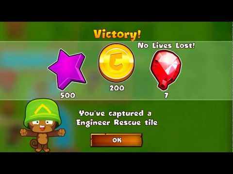 Bloons Monkey City Mobile - Engineer Rescue Special Mission!