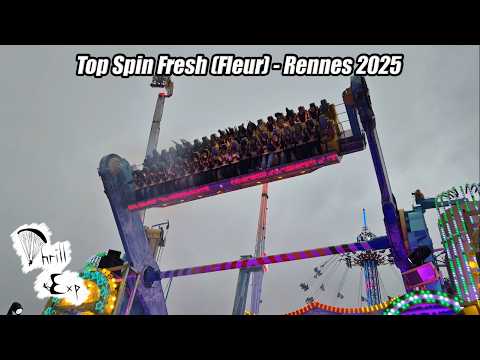4K - Top Spin Fresh (Fleur) - Foire d'Hiver de Rennes 2025 | Onride