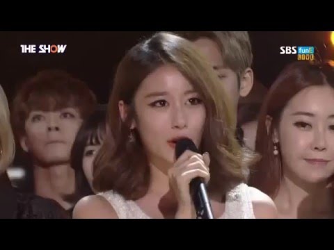 [151208] Jiyeon cried @ JiYeon MC CUT - Last Broadcast @ SBS MTV THE SHOW
