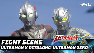 Download lagu ULTRAMAN X RTV FIGHT SCENE: Ultraman Zero Menolong Ultraman X mp3