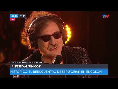 García/Aznar/Lebón - Teatro Colón - Serú Girán 2019 - (en TV y en Filmadora HD)
