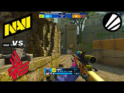 NAVI Vs BNE - IEM Rio 2022 - HIGHLIGHTS | CSGO - Map 1 [Ancient]