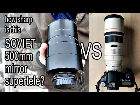 MTO 500mm mirror telephoto lens sharpness test