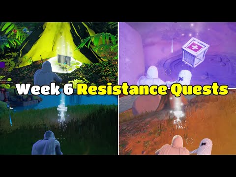 Fortnite All Week 6 Resistance Quests Guide - Chapter 3 Season 2