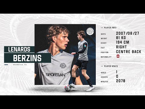Lenards Berzins ● Centre Back ● Skanstes SK ● Highlights