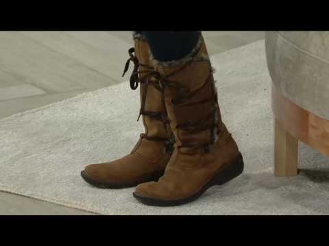 Clarks Artisan Suede Tall Boots - Avington Hayes on QVC
