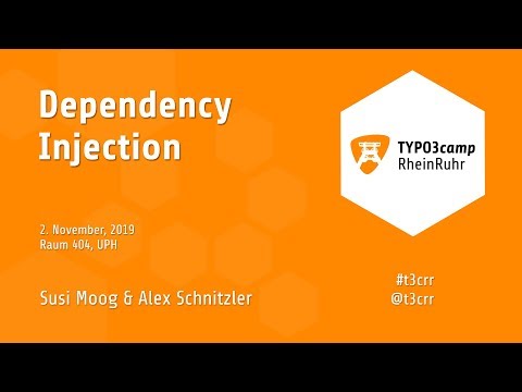 T3CRR 2019 - Dependency Injection - Susi Moog & Alex Schnitzler