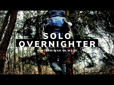 Die erste Nacht im Wald - Ohne Erfahrung - Winter Biwak - Wild Camping