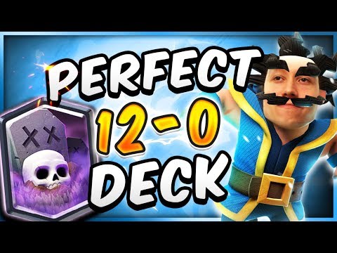 UNDEFEATED 12-0 GRAVEYARD DECK! Perfect 12 Win Deck  — Clash Royale