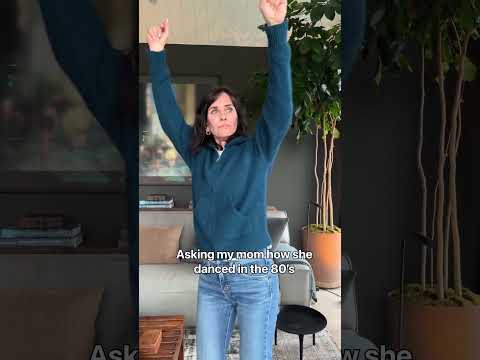 Courteney Cox recreated her cameo from Bruce Springsteen's "Dancing in the Dark" music video #shorts