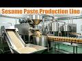 Automatic 200kg H Sesame Paste Production Line For Small Tahini Processing Factory