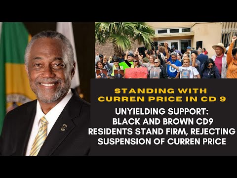 Unyielding Support: Black and Brown CD9 Residents Stand Firm, Rejecting Suspension of Curren Price