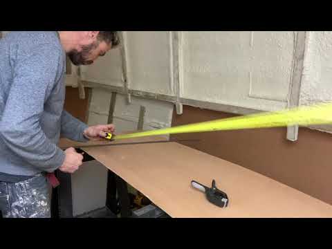 70. Narrowboat bedroom build starts and my Gas locker