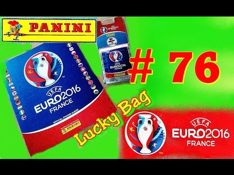 PANINI UEFA EURO 2016 FRANCE new OFFICIAL STICKER ALBUM EM Frankreich new UNBOXING 5 Aufkleber # 76
