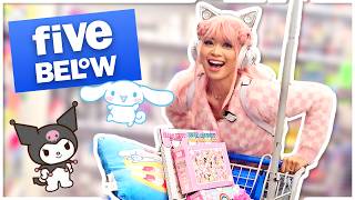 BUYING EVERY SANRiO iTEM AT *FiVE BELOW!* Cinnamoroll, Kuromi, Hello Kitty! $$$