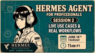 Hermes Agent for Professionals — Session 2. Live Use Cases & Real Workflows