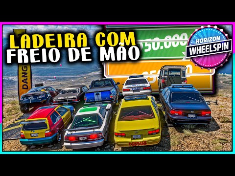 LADEIRA SEM FREIO DE ROLETA - SÓ VALE FREIO DE MÃO - FORZA HORIZON 5