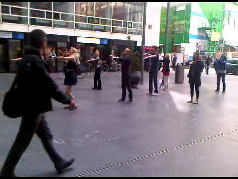 Flashmob EuropeDay 9th of May 2011, the Hague
