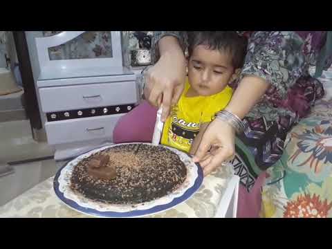 Cake cutting 😊😍 chocolate cake made by Rukhsar kitchen