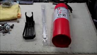 Pole Mounting a Kidde Fire Extinguisher from the Recall