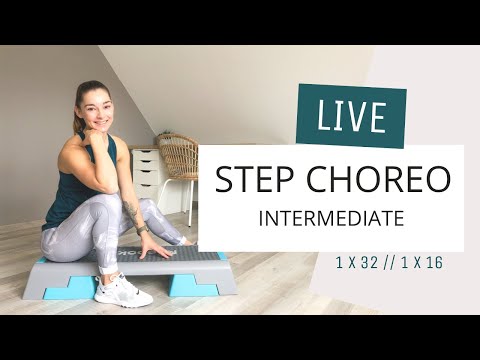 LIVE - Step Choreography - Intermediate // 1x32 1x16 // 30 min. // 23.12.20