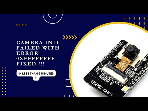 Camera init failed with error 0xffffffff fixed !!!