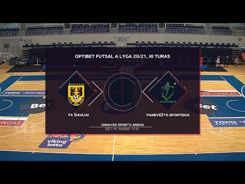 Optibet Futsal A Lyga | FA Šiauliai - Panevėžys-Sportidus | Rungtynių Santrauka |