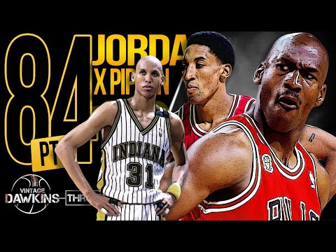 Michael Jordan x Scottie Pippen Duo Combine For 84 Pts vs Pacers | MJ With 44, Pip With 40!