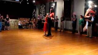 Oscar Mandagaran & Georgina Vargas -Demo Workshop- Cuatro Compases de Miguel Calo - TANGO ROMANTICO