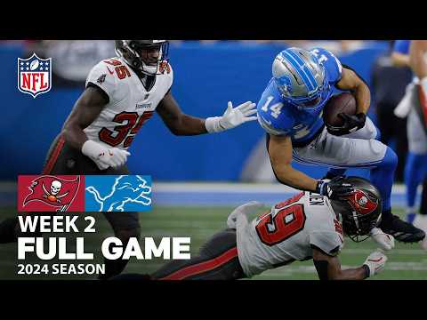 Tampa Bay Buccaneers vs. Detroit Lions Full Game | NFL 2024 Season Week 2
