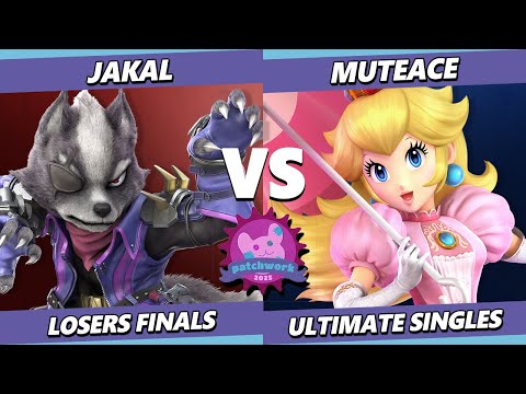 Patchwork 2025 LOSERS FINALS - Jakal (Wolf) Vs. MuteAce (Peach) Smash Ultimate - SSBU