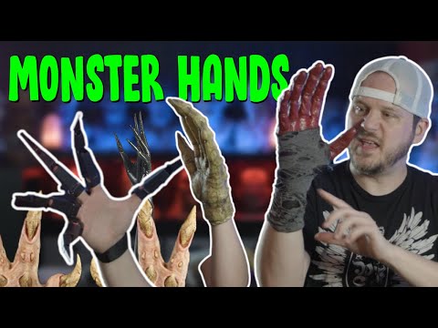 MONSTER HANDS - Cheap, Expensive, DIY, etc. - Horror glove options for filmmaking/costumes!