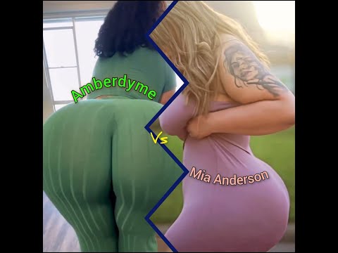 Amberdyme vs mia Anderson Curvy+size challenge