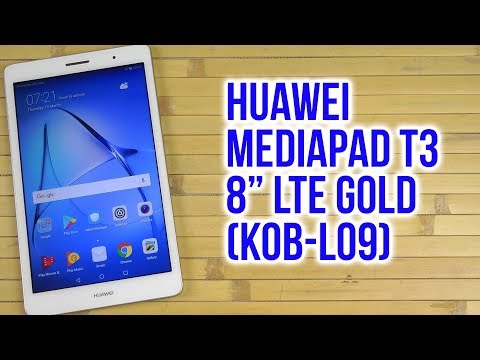 Распаковка Huawei MediaPad T3 8" LTE Gold KOB-L09