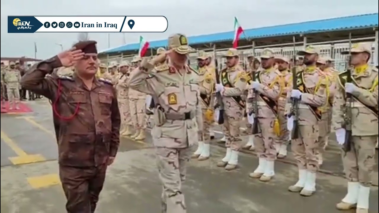 بالفيديو/جولة مشتركة لقادة حرس الحدود الإيراني والعراق