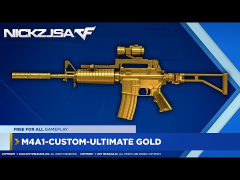 M4A1-Custom-Ultimate Gold | CROSSFIRE Indonesia 2.0