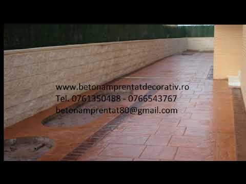 Beton Amprentat Piscu Pietrei -Vâlcea Tel.0761350488 -0766543767