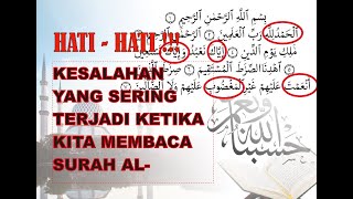 Download lagu hati-hati beberapa kesalahan yang sering terjadi ketika membaca fatihah dalam shalat mp3 Download lagu hati-hati beberapa kesalahan yang sering terjadi ketika membaca fatihah dalam shalat mp3