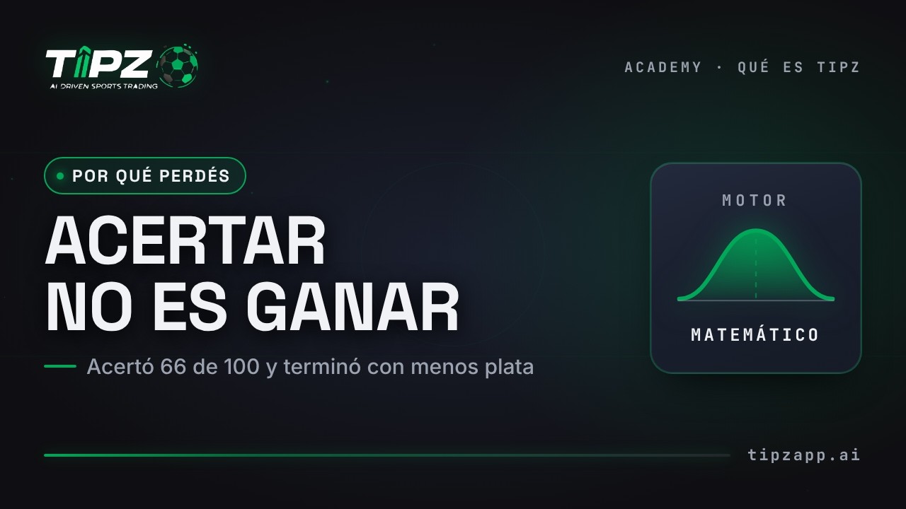 Acertar no es ganar — por qué el que más acierta puede perder