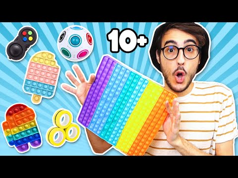 VOTO TUTTI GLI ANTISTRESS PI� RARI! (Pop It, Fidgets e tanto altro) - YouTube