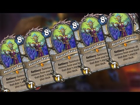 Hearthstone - The NewPrincess Talanji Card