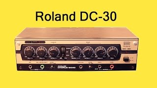 Video thumbnail for ROLAND DC-30 Analog Chorus Echo 1978 | HD DEMO delay unit by AnalogAudio1
