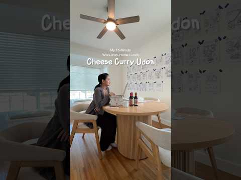 Cheese Curry Udon | 15min Lunch Ideas