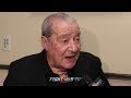 BOB ARUM FULL INTERVIEW ON ETHERING MIKEY GARCIA, MAKING SPENCE VS CRAWFORD & WILDER VS FURY 2