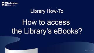 How to access the Library