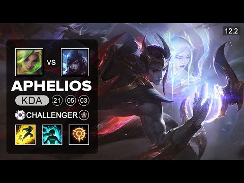 Aphelios ADC vs Zeri - KR Challenger - Season 12 Patch 12.2
