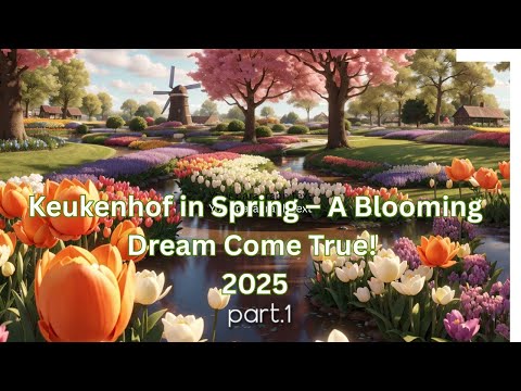 KEUKENHOF PARK 2025#tulip#Keukenhof2025#KeukenhofGarden#SpringInHolland#GardenInspiration#NatureWalk