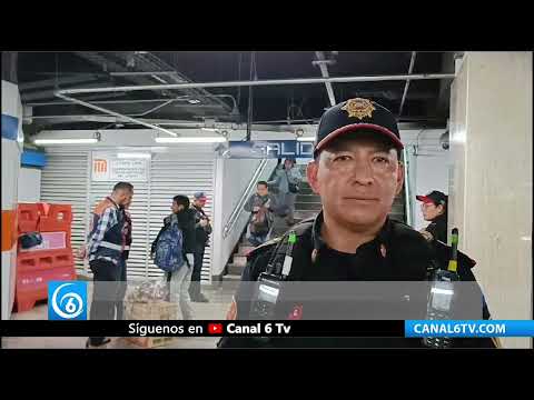 Video: Aplican operativo cero pirotecnia en estaciones del metro de CDMX